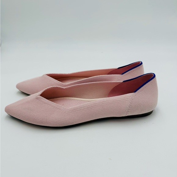 ROTHY’S The Point Blush Pink Ballet Flats - Picture 4 of 10